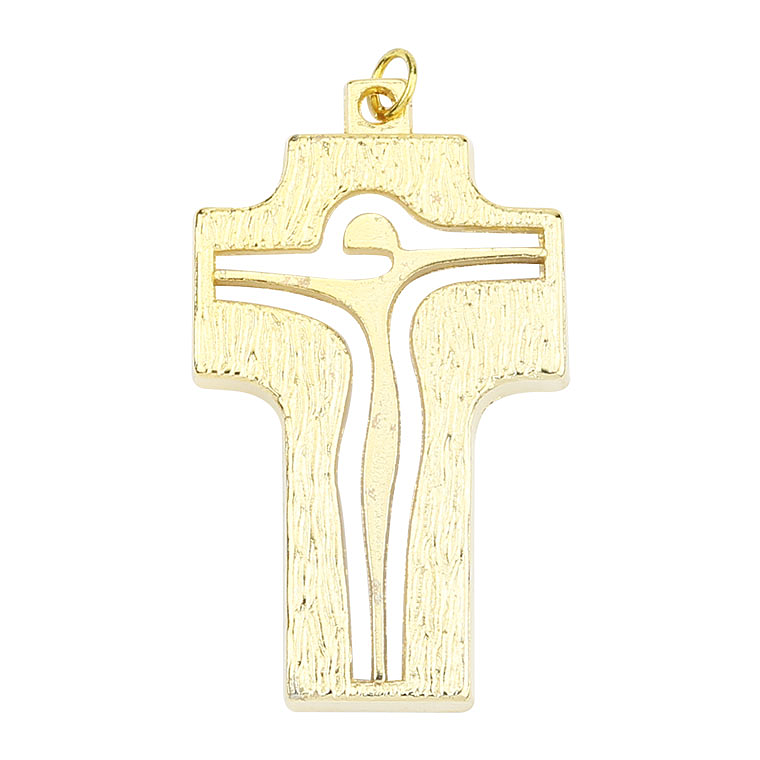 Golden pendant of Christ on the Cross 1