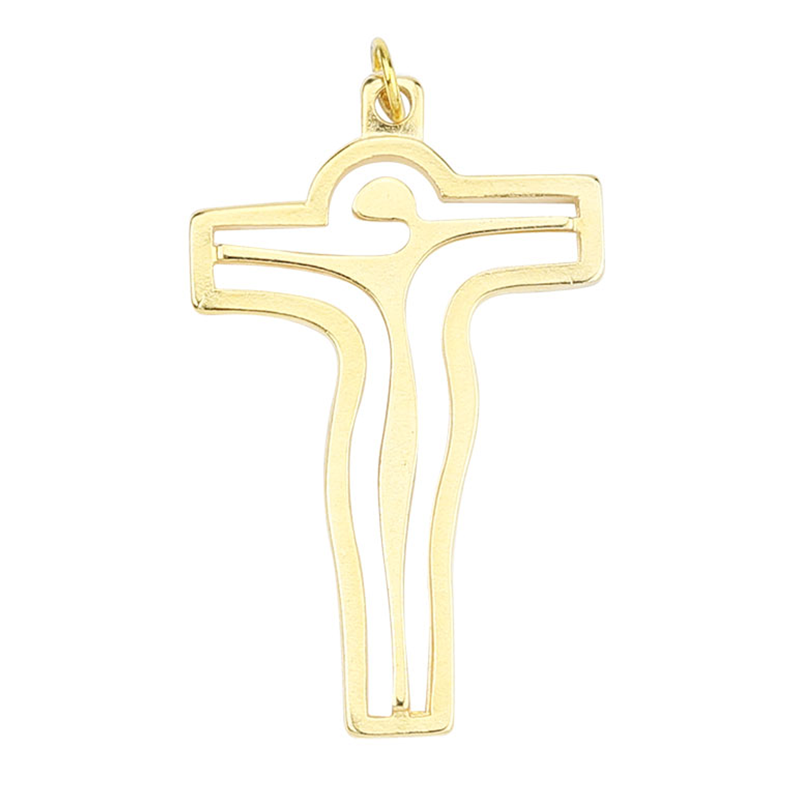  Golden pendant of Christ on the Cross 1