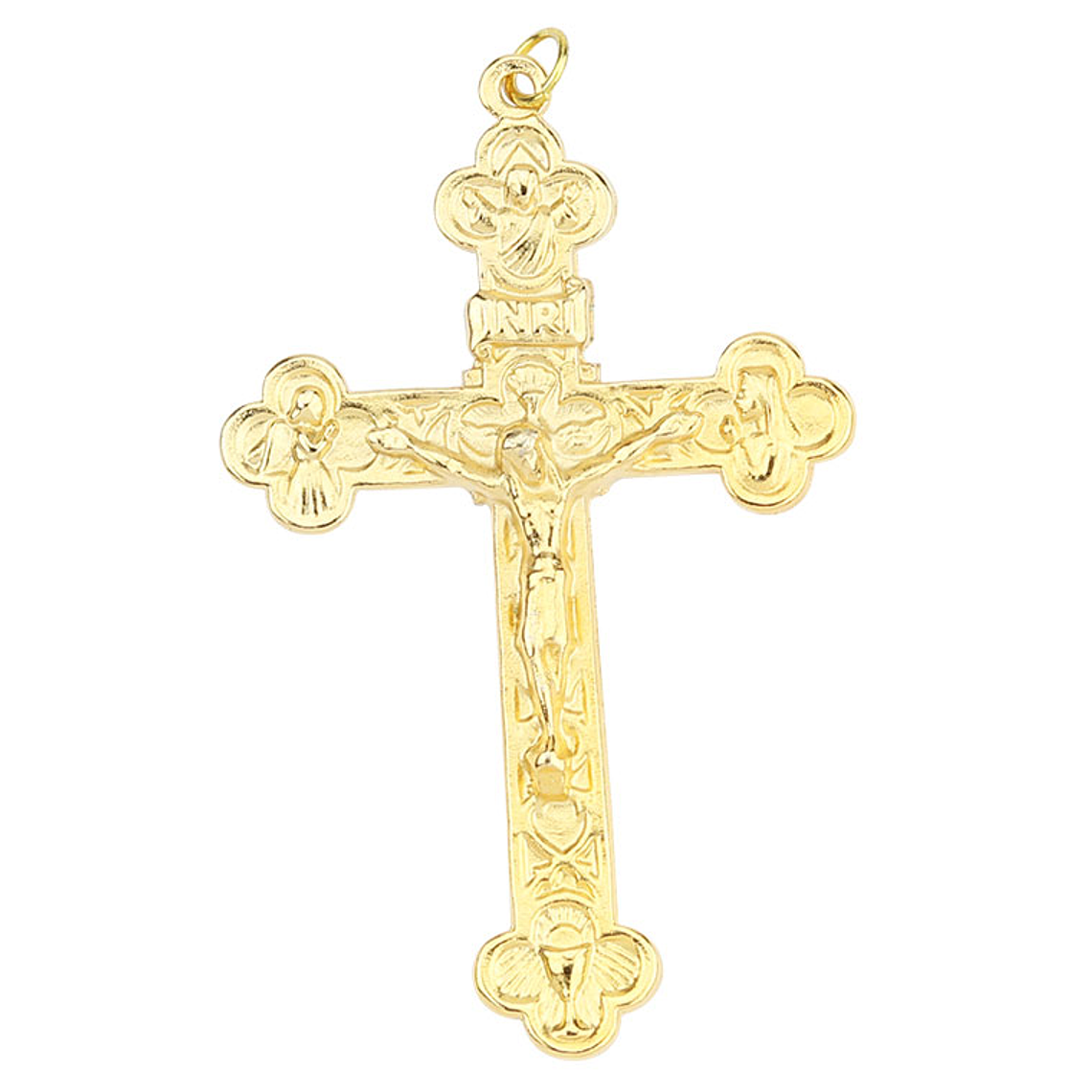  Golden pendant of Christ on the Cross 1