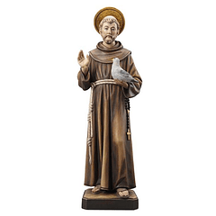 Statue of Saint Francis - wood
