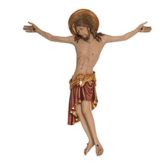 Crist Cimabue statue without cross - wood