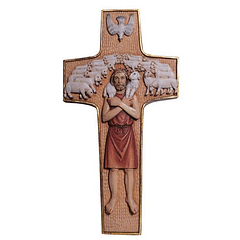 Cruz Papa Francisco - madera