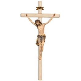 Crucifixo Cristo Siena Cruz reta - madeira