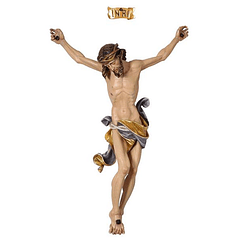 Statua Cristo Leonardo senza croce - legno