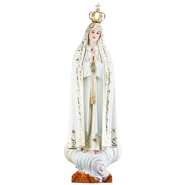 Notre-Dame de Fatima - bois 60 cm 1