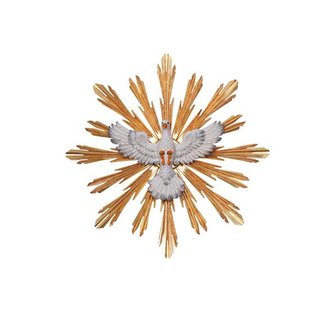 Holy Spirit with aura - wood 1