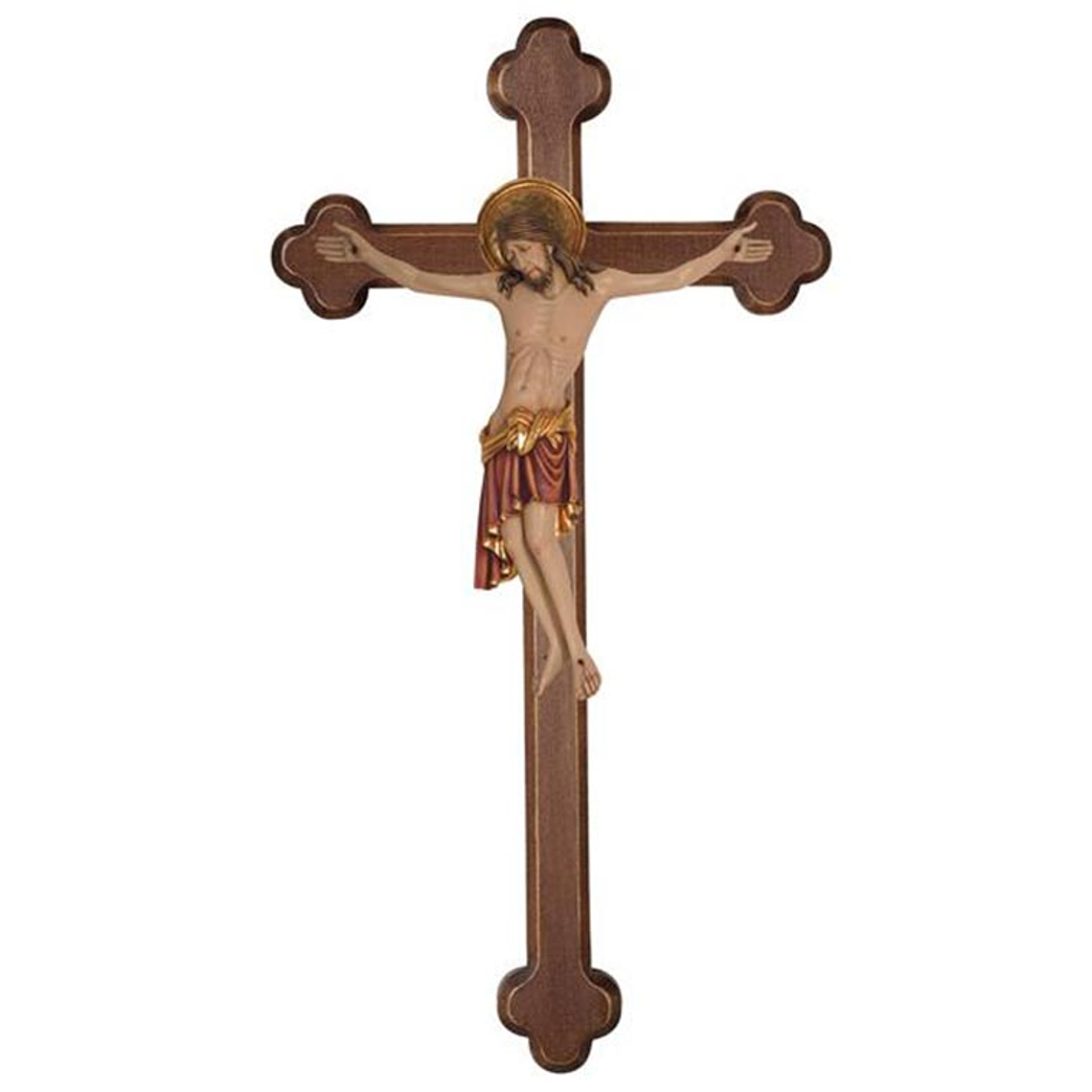 Crucifix Cristo Cimabue baroque cross - wood 1