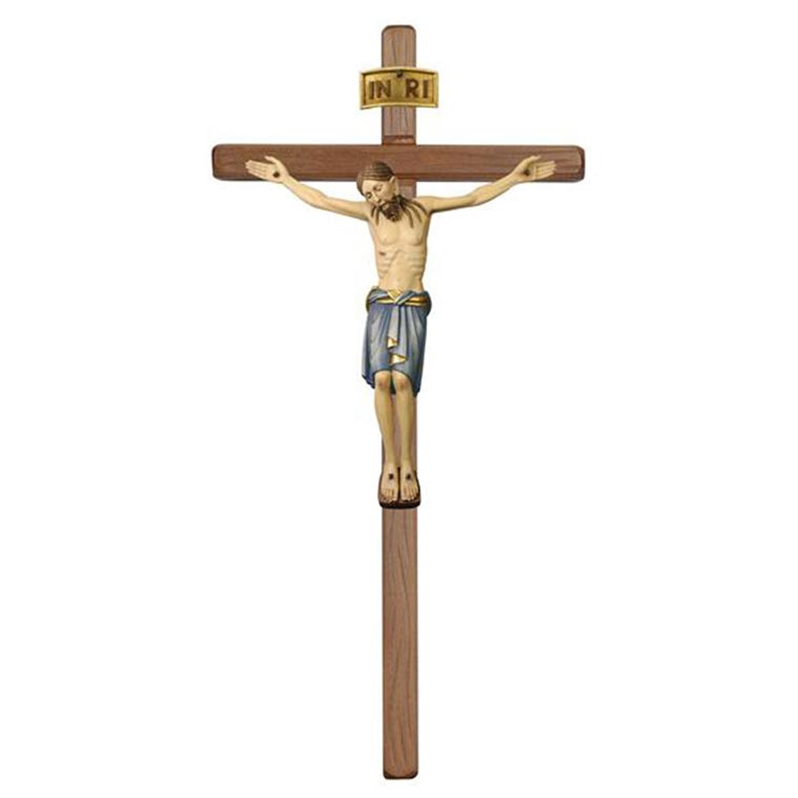 Crucifix Christ San Damiano straight cross - wood 1