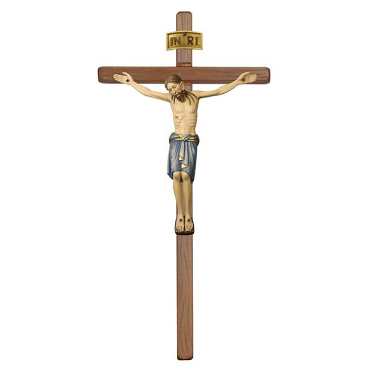 Crucifix Christ San Damiano straight cross - wood 1