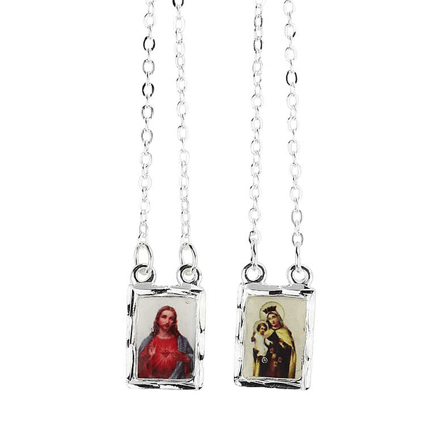 Silver plated scapular 1