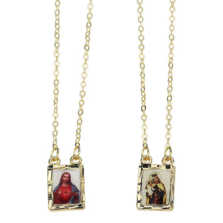 Silver plated scapular 2