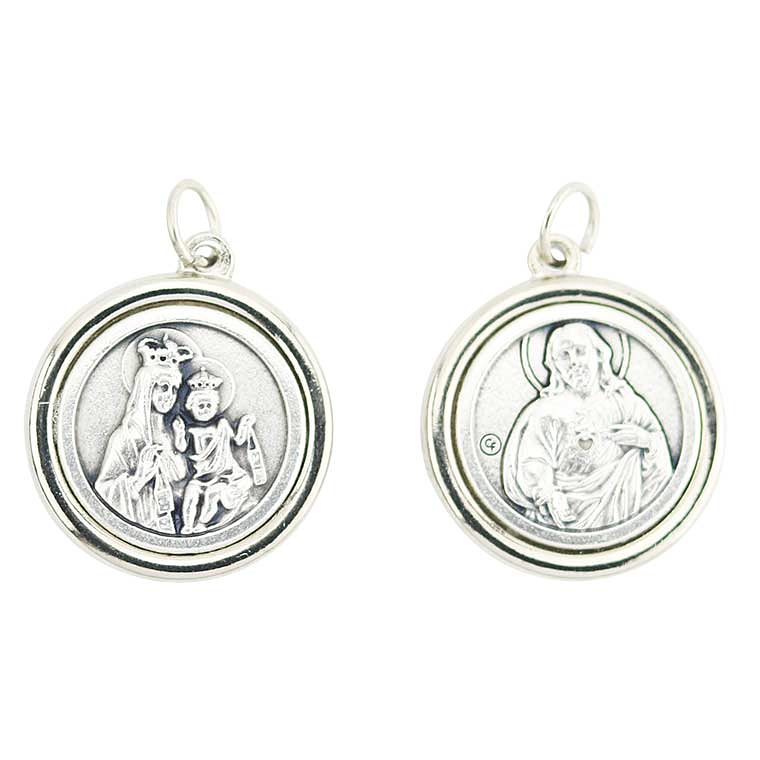 Medal of Our Lady of Mount Carmel and Sacred Heart of Jesus 1
