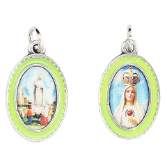 Medalla de dos caras de Nuestra Señora de Fátima