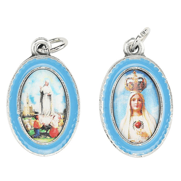 Two-faced medal of Our Lady of Fátima 4