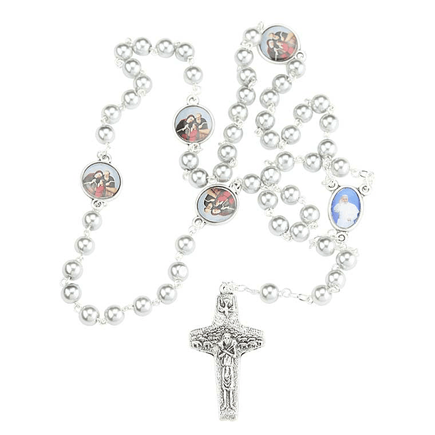 Rosary with Pope Francis' message 2