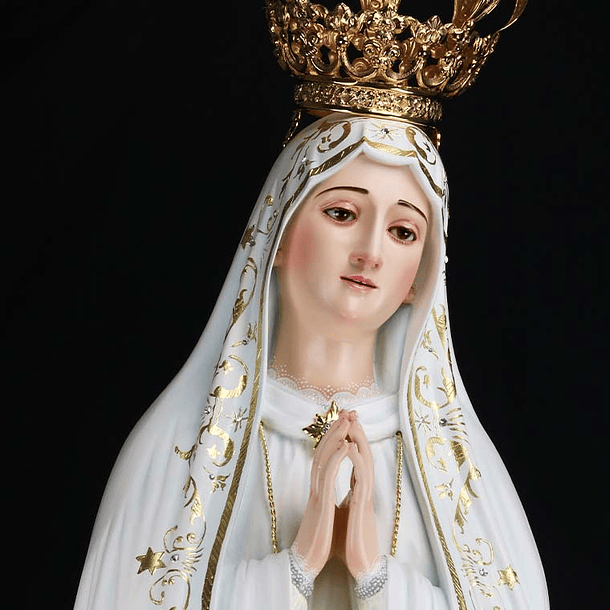 Notre-Dame de Fatima petite chapelle - Bois 105 cm 2