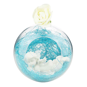 Little angel in round dome