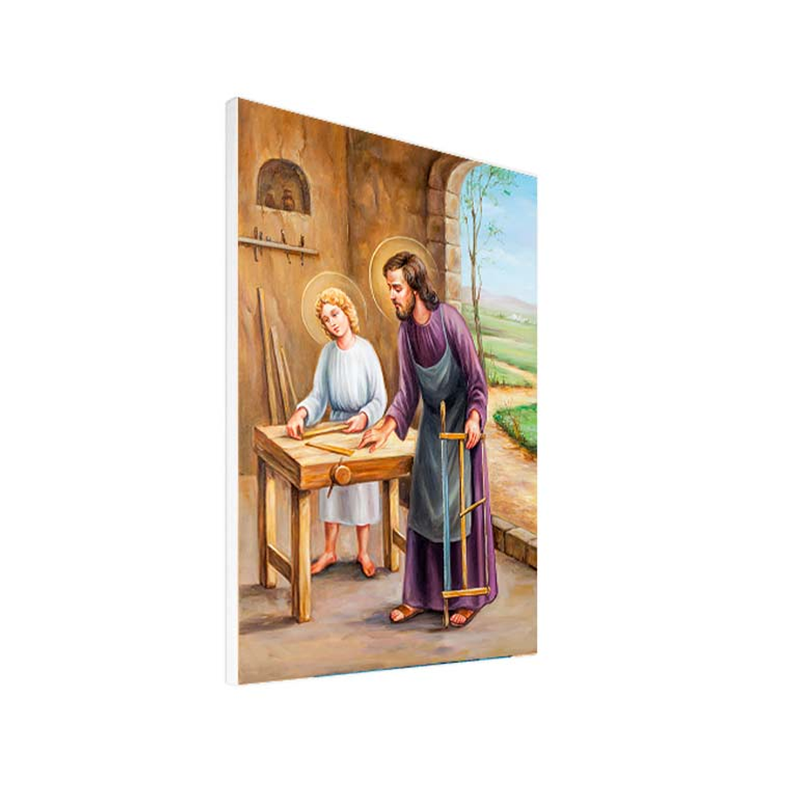 Saint Joseph Carpenter Printed Frame 50x70cm 1