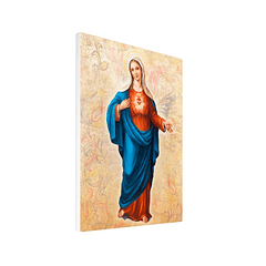 Lienzo Sagrado Corazón de María 50x70cm