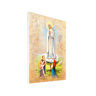 Our Lady and the Three Little Shepherds Printed Frame 50x70cm