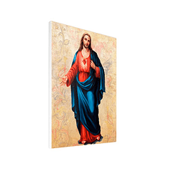 Cuore di Gesù tela 50x70cm
