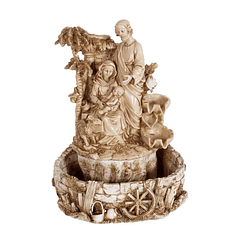 Nativity scene with font 33 cm