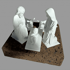 Nativity scene 19 cm