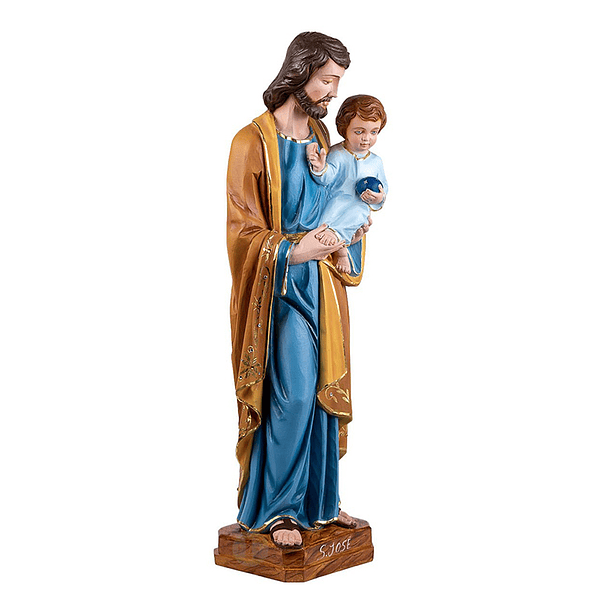 San Giuseppe con bambino 60 cm 2