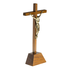 Crucifijo con base 28 cm