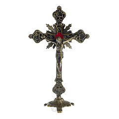 Crucifix en bronze 23 cm