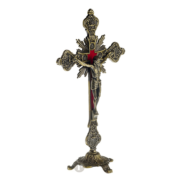 Crucifixo bronze 23 cm 2
