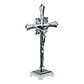 Crucifix chromé 30 cm - vignette 2