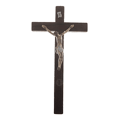 Crucifixo madeira 18 cm