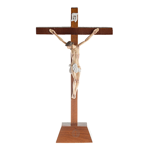 wooden crucifix 32 cm