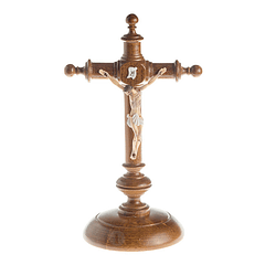 Crucifixo madeira 21 cm