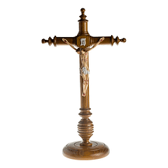 crucifix en bois 40 cm