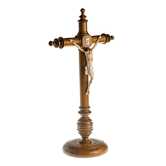 crucifix en bois 40 cm