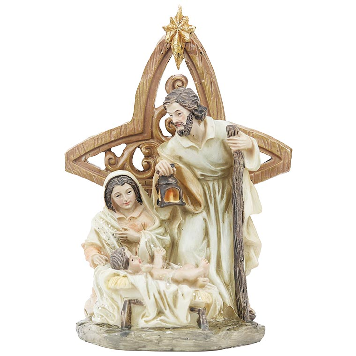 Nativity scene with star 15 cm 1