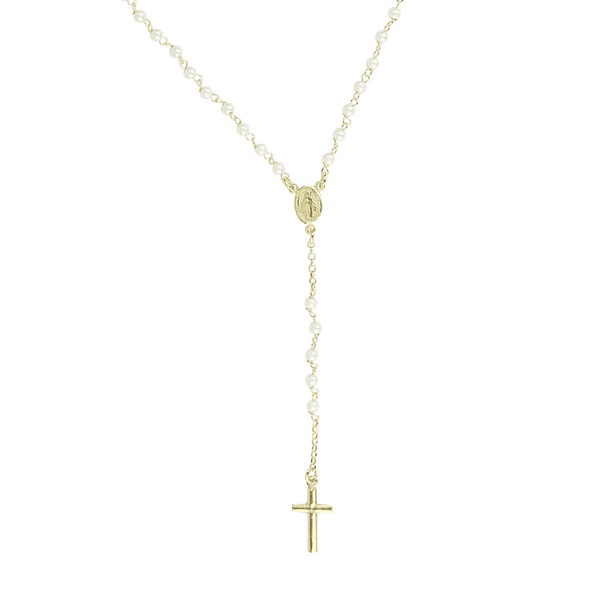 Rosario della Madonna delle Grazie - Argento 925 1