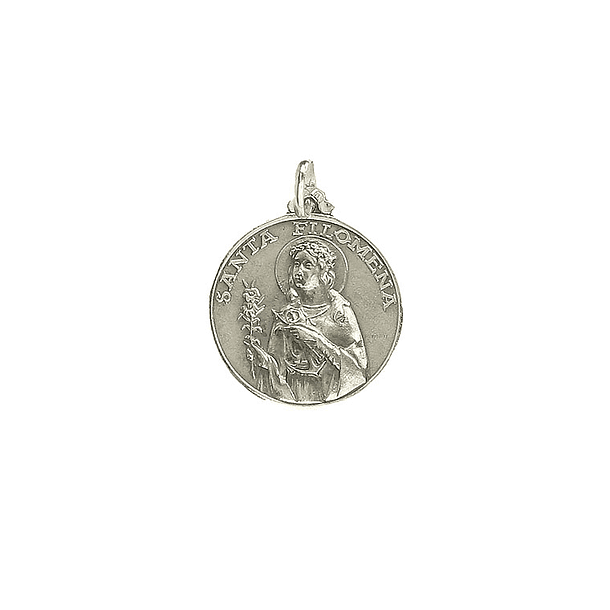 Medalha Santa Filomena - Prata 925 1