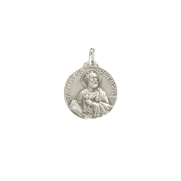 Medalha de São Pedro - Prata 925 1