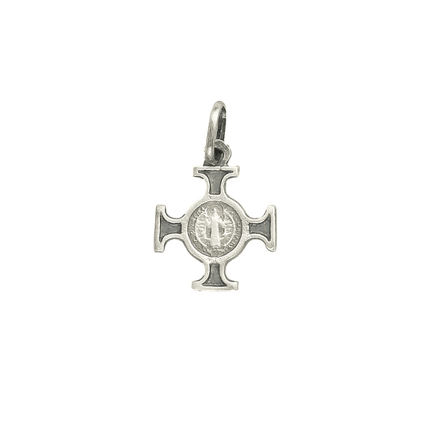 Medalla San Benito - Plata 925 2