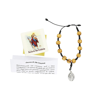 Decade rosary of Saint Christopher