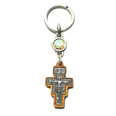 Porte-clés Croix de Saint Damien