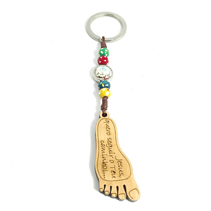 Foot of Fatima Keychain