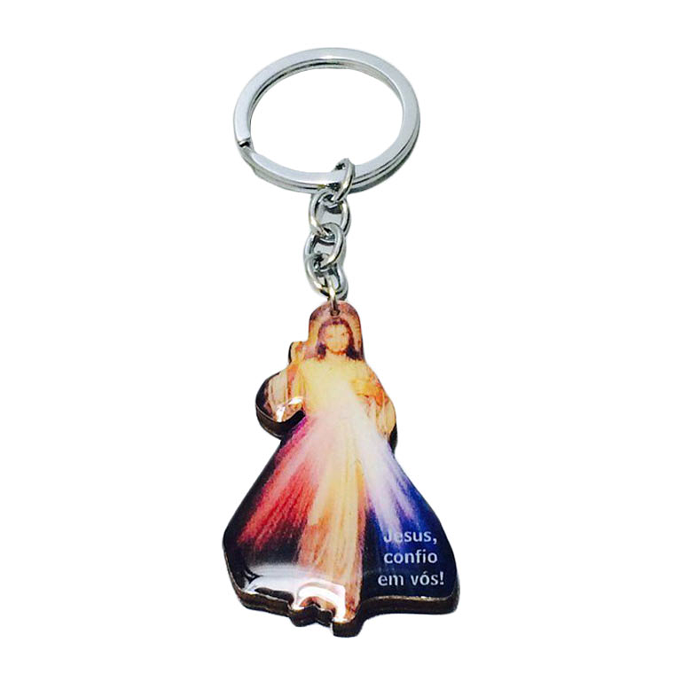 The Merciful Jesus Keychain 1