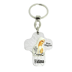 Keychain Cross image Our Lady