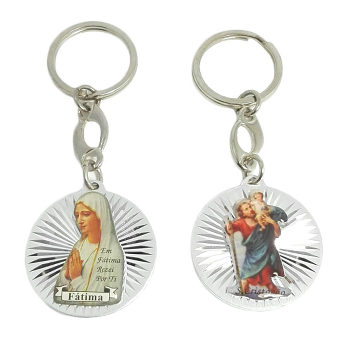 Keyring of Our Lady and Saint Christopher 1