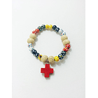 Pulseira de madeira várias cores 2