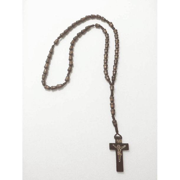 Terço de madeira forma de bolotas 2